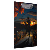 Halloween Landscape Seven Klemmbrett (Rechts)