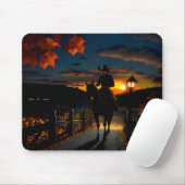 Halloween Landscape Seven Mousepad (Mit Mouse)