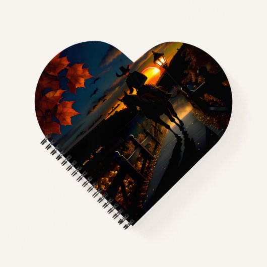 Halloween Landscape Seven Notizblock (Vorderseite)