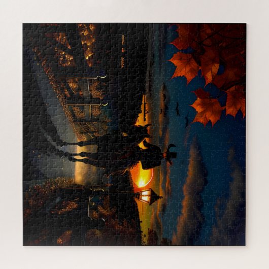 Halloween Landscape Seven Puzzle (Horizontal)