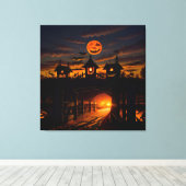 Halloween Landschaft 6 Leinwanddruck (Insitu (Holzboden))