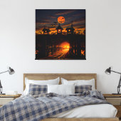 Halloween Landschaft 6 Leinwanddruck (Insitu (Schlafzimmer))