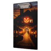 Halloween Landschaft Fünf Klemmbrett (Links)