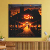 Halloween Landschaft Fünf Leinwanddruck (Insitu (Wohnzimmer))