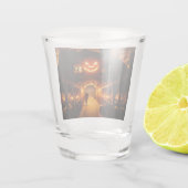 Halloween Landschaft Fünf Schnapsglas (Rückseite)