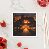 Halloween Landschaft Fünf Serviette (Beispiel)