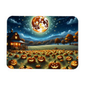 Halloween-Landschaft Magnet (Horizontal)