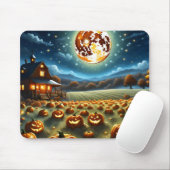 Halloween-Landschaft Mousepad (Mit Mouse)