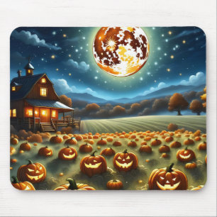 Halloween-Landschaft Mousepad