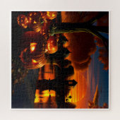 Halloween-Landschaft Puzzle (Horizontal)