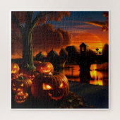 Halloween-Landschaft Puzzle (Vertikal)
