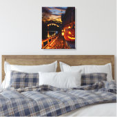 Halloween Landschaft Vier Leinwanddruck (Insitu (Schlafzimmer))