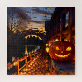 Halloween Landschaft Vier Puzzle (Vertikal)