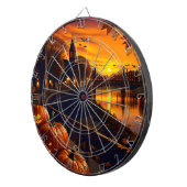 Halloween Landschaft Zwei Dartscheibe (Vorderseite rechts)