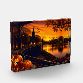 Halloween Landschaft Zwei Fotoblock (Links)