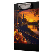 Halloween Landschaft Zwei Klemmbrett (Links)
