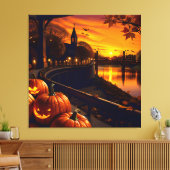 Halloween Landschaft Zwei Leinwanddruck (Insitu (Wohnzimmer))
