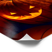 Halloween Landschaft Zwei Poster (Ecke)