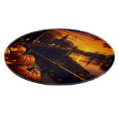 Halloween Landschaft Zwei Schneidebrett (Ecke)