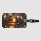 Halloween Lantern Luggage Tag Gepäckanhänger (Vorderseite (Horizontal))