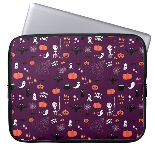 Halloween Laptopschutzhülle (Vorderseite)