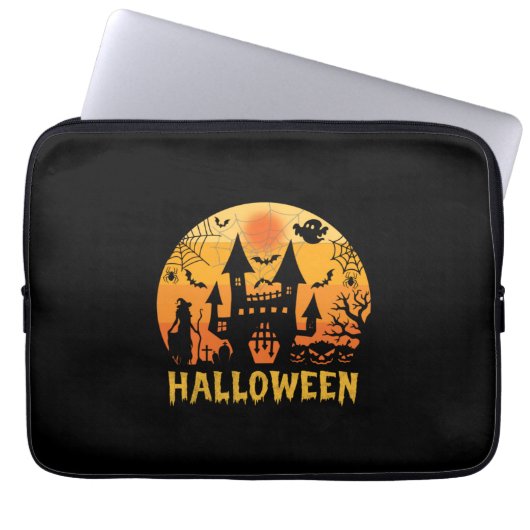 Halloween Laptopschutzhülle (Vorderseite)