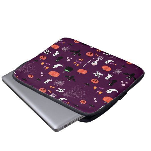 Halloween Laptopschutzhülle (Vorne Knopf)