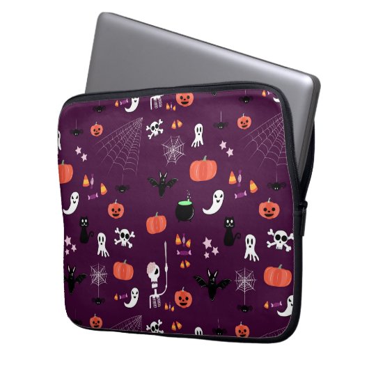 Halloween Laptopschutzhülle (Vorderseite Links)