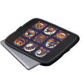 Halloween Laptopschutzhülle (Vorne Knopf)
