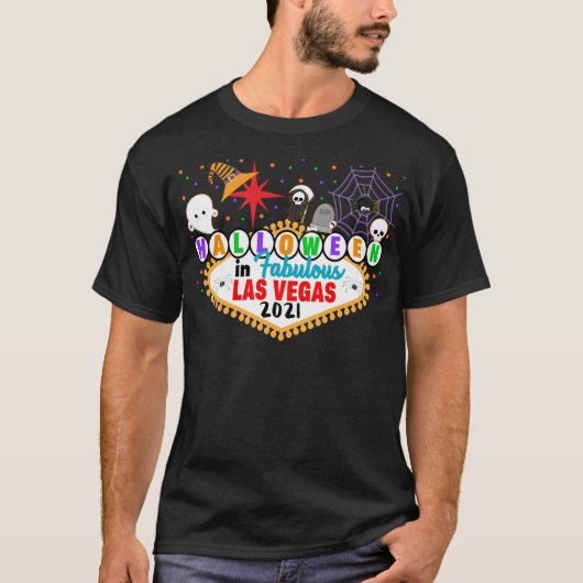 Halloween Las Vegas Matching Trip Tour T-Shirt (Vorderseite)
