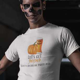 Halloween Lass uns Zerquetschen Junggesellenabschi T-Shirt