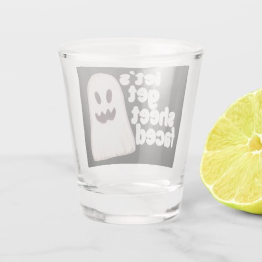 Halloween Lasse Facebook-Spaß Schnapsglas (Rückseite)