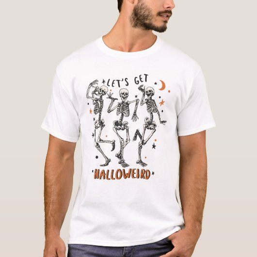 HALLOWEEN LASSE HALLOWEIRD SKELETONS T-Shirt (Vorderseite)