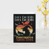 Halloween Lasse Kids Funny English Teacher Cost es Karte (Gelbe Blume)