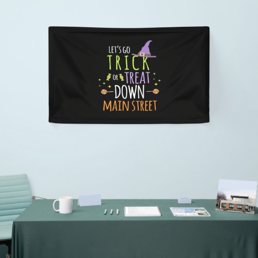 Halloween-Lassenden gehen trick oder behandeln Banner (Messeveranstaltung)