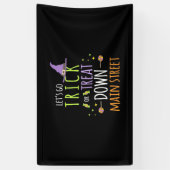 Halloween-Lassenden gehen trick oder behandeln Banner (Vertikal)
