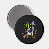 Halloween-Lassenden gehen trick oder behandeln Magnet (Vorderseite/Rückseite)