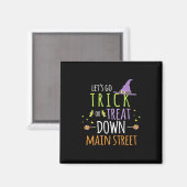 Halloween-Lassenden gehen trick oder behandeln Magnet (Vorderseite/Rückseite)
