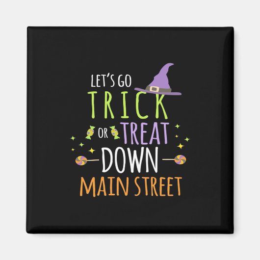 Halloween-Lassenden gehen trick oder behandeln Magnet (Vorne)