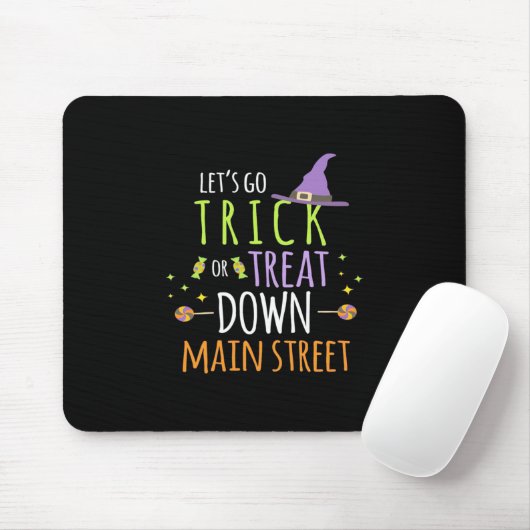 Halloween-Lassenden gehen trick oder behandeln Mousepad (Mit Mouse)