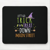 Halloween-Lassenden gehen trick oder behandeln Mousepad (Vorne)