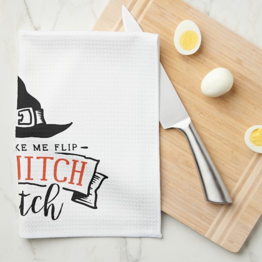 Halloween lässt mich nicht meinen Hexenschalter Ge Geschirrtuch (Viertel Falte)