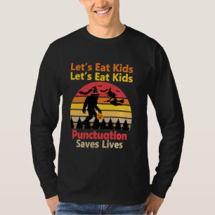 Halloween Lasst uns Kids Punctuation Rette Leben T-Shirt