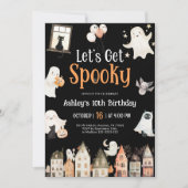 Halloween | Lasst uns unbesonnen werden Einladung (Vorderseite)
