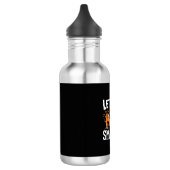Halloween Lasst Uns Zerschmettern Kürbis Edelstahlflasche (Links)