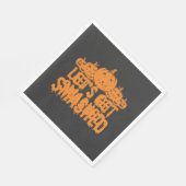 Halloween Lasst Uns Zerschmettern Kürbis Serviette (Ecke)