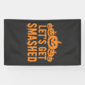 Halloween Lasst Uns Zerstören Kürbis Banner (Horizontal)