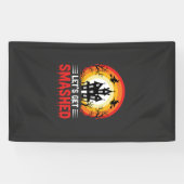 Halloween Lasst Uns Zerstört werden Spukhaus Banner (Horizontal)