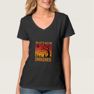 Halloween Lasst Uns Zerstört Werden Verlassener Fr T-Shirt