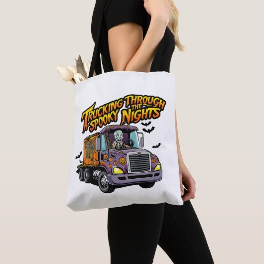 Halloween-Lastwagenfahrer Tasche (Von Nahem)